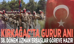 Kırkağaç’ta gurur anı: 38. dönem uzman erbaşlar göreve hazır