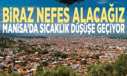 Biraz nefes alacağız: Manisa’da sıcaklık düşüşe geçiyor