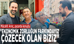 Mücahit Arınç, pazarda konuştu: "Ekonomik zorluğun farkındayız, çözecek olan biziz"