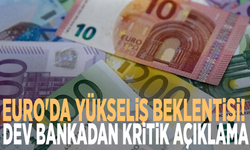 Euro'da yükseliş beklentisi! Dev bankadan kritik açıklama