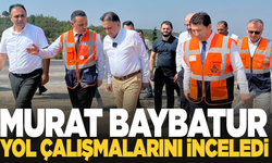 Baybatur, yol çalışmalarını yerinde inceledi