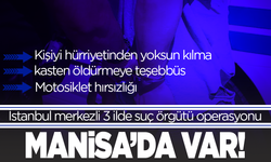 Manisa'da suç örgütü operasyonu