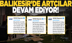 Balıkesir'de artçılar devam ediyor