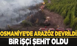 Osmaniye'de arazöz devrildi 1 işçi şehit oldu