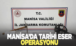 Manisa'da tarihi eser operasyonu
