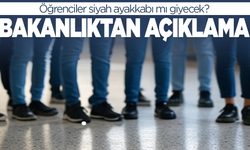 Öğrenciler siyah ayakkabı mı giyecek tartışmasına Bakanlık son noktayı koydu