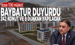 İlçeye TOKİ müjdesi! Baybatur duyurdu: 242 konut ve 8 dükkan yapılacak