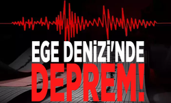 Ege Denizi'nde 4,3 büyüklüğünde deprem!