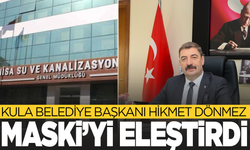 Kula Belediye Başkanı MASKİ'yi eleştirdi