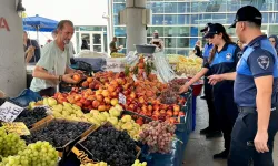 Gebze Zabıtası'ndan pazaryerinde rutin denetim
