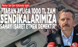 Memur-Sen’den hükümete tepki: "Taban aylığa 1000 TL zam, sendikalarımıza sahayı işaret etmek demektir"