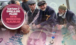SGK'dan o emeklilere müjde:  Artık onlarda promosyon alacak