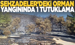Şehzadeler'deki çıkan yangında bir kişi tutuklandı