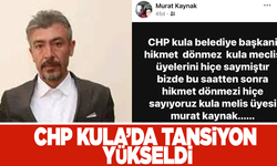 CHP Kula Teşkilatı'nda kriz