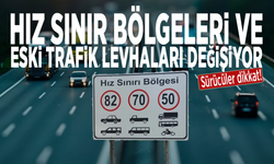 Sürücüler dikkat! Hız sınır bölgeleri ve eski trafik levhaları değişiyor