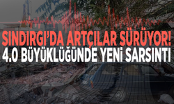 Sındırgı’da artçılar sürüyor: 4.0 büyüklüğünde yeni sarsıntı