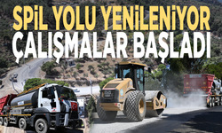 Spil yolu yenileniyor: Çalışmalar başladı