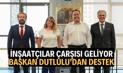MİMSAD 'İnşaatçılar Çarşısı' projesini Başkan Dutlulu ile paylaştı