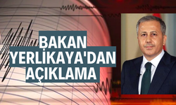 BAKAN YERLİKAYA'DAN AÇIKLAMA