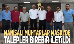 Manisalı muhtarlar MASKİ’de: Talepler birebir iletildi