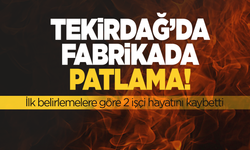 Anestezi gazı üretim tesisinde patlama: 2 işçi hayatını kaybetti!