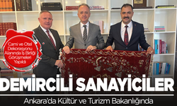 Demirci’li Sanayiciler Kültür ve Turizm Bakanlığı’nda: Cami ve Otel Dekorasyonu Alanında İş Birliği Görüşmeleri Yapıldı