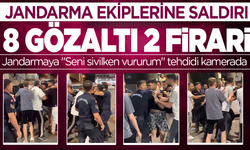 İzmir’de jandarma ekiplerine saldırı: 8 gözaltı, 2 firari