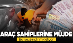 Araç sahiplerine müjde: Motorin bu gece ucuzluyor!