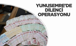 Yunusemre'de dilenci operasyonu