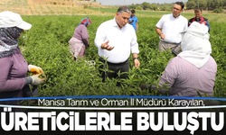 Manisa Tarım ve Orman İl Müdürü Karayılan, Gördes’te Üreticilerle Buluştu
