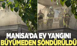 Ev yangını büyümeden söndürüldü
