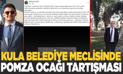 Kula belediye meclisinde 'pomza ocağı' tartışması