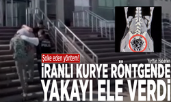 Şoke eden yöntem! İranlı kurye röntgende yakayı ele verdi