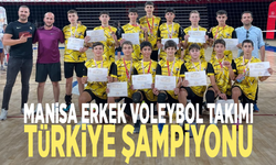 Manisa erkek voleybol takımı Türkiye Şampiyonu