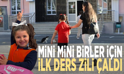 Mini mini birler için ilk ders zili çaldı