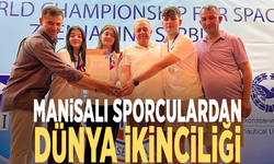 Manisalı sporculardan dünya ikinciliği