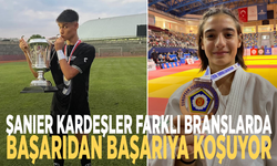 Şanıer kardeşler farklı branşlarda başarıdan başarıya koşuyor