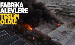 Fabrika alevlere teslim oldu!