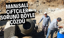 Manisalı çiftçiler sorunu böyle çözdü