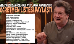 Vedat Milor’dan özel okul fiyatlarına kinayeli tepki: Öğretmen listesi paylaştı