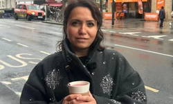 Londra'da kahvesini rögara döken Türk tartışma konusu oldu