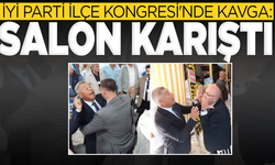 İYİ Parti İlçe Kongresi'nde kavga: Salonda ortalık karıştı