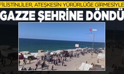 Filistinliler, ateşkesin yürürlüğe girmesiyle Gazze şehrine dönüyor