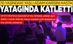 70 yaşındaki yaşlı adam karısını hasta yatağında katletti