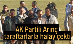 AK Partili Arınç taraftarlarla halay çekti
