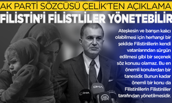 AK Parti Sözcüsü Çelik'ten Filistin açıklaması