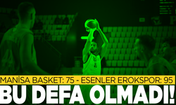 Manisa Basket: 75 - Esenler Erokspor: 95