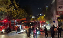 Ümraniye’de nalbur dükkanında çıkan yangın korkuttu