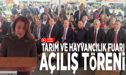 Tarım ve Hayvancılık Fuarı açılış töreni... Canlı yayın