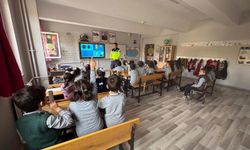 İlçede öğrencilere trafik eğitimi verildi